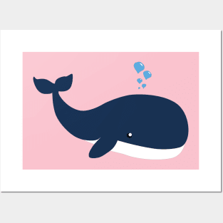 Whale Water Posters and Art